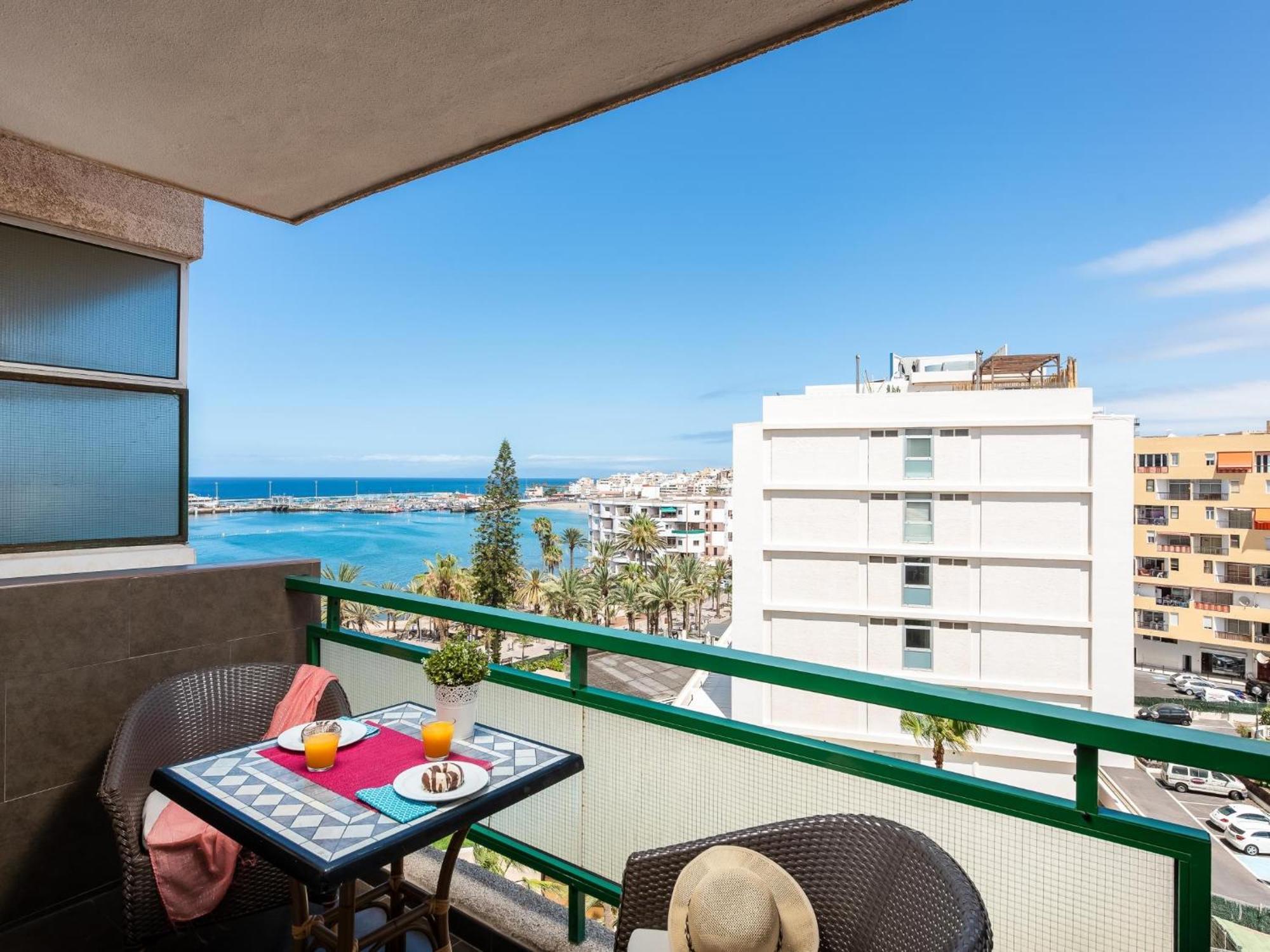 603 Comodoro Studio Beach Front Los Cristianos  Bagian luar foto
