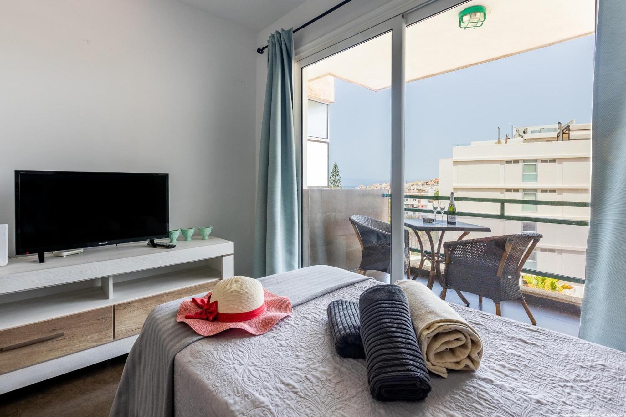 603 Comodoro Studio Beach Front Los Cristianos  Bagian luar foto